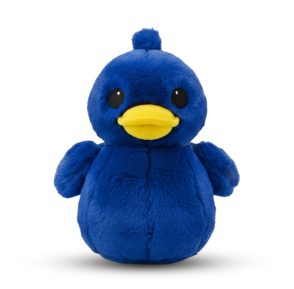 PRE-ORDER Blue Plush Duck
