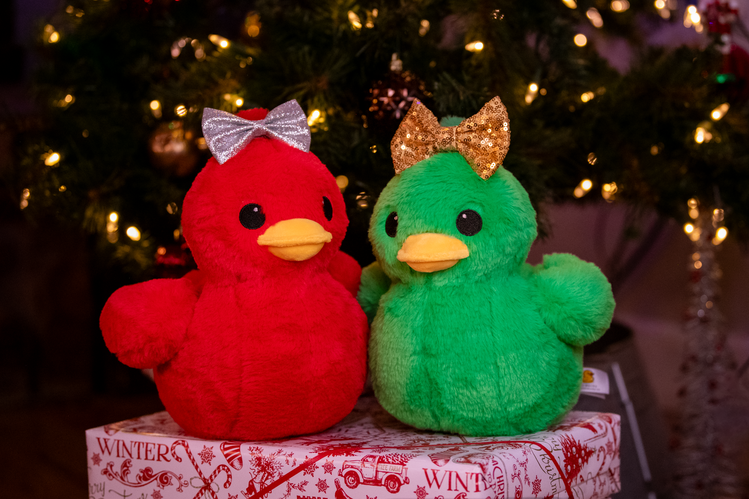 PRE-ORDER Lime Green Plush Duck