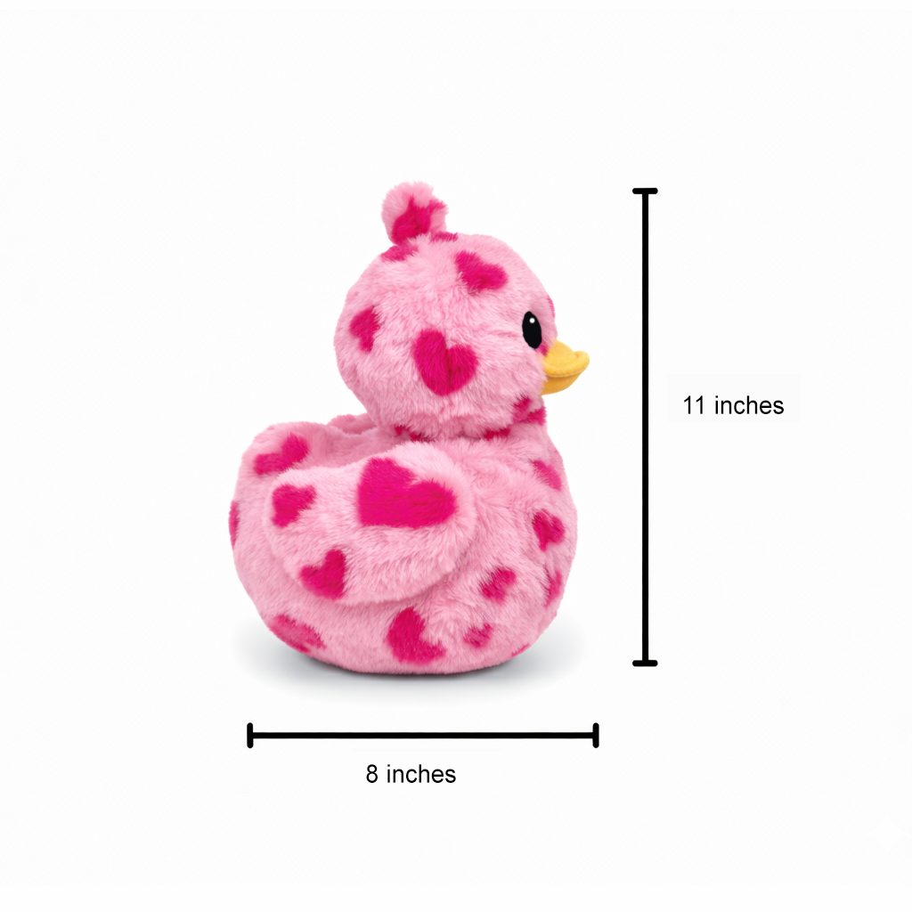 Heart Plush Duck