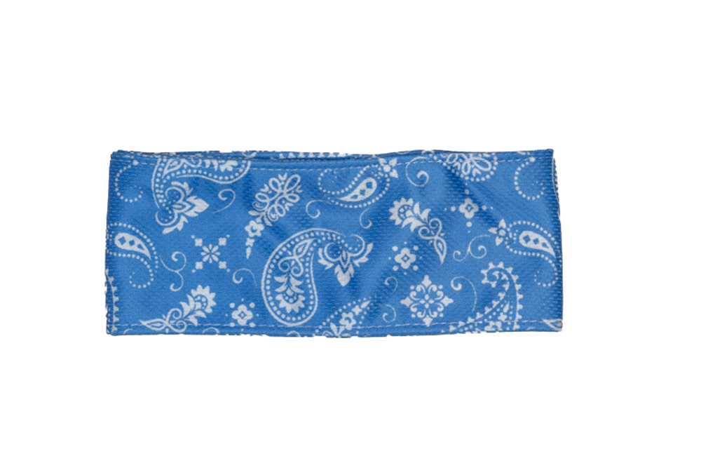 Paisley Bandana - Sky blue