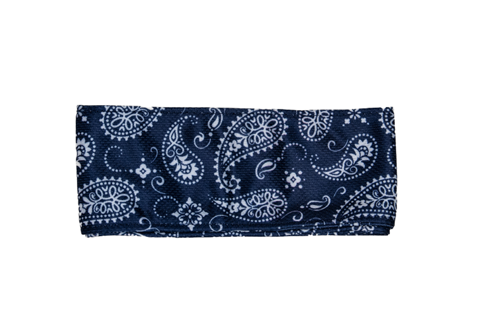 Paisley Bandana - Navy