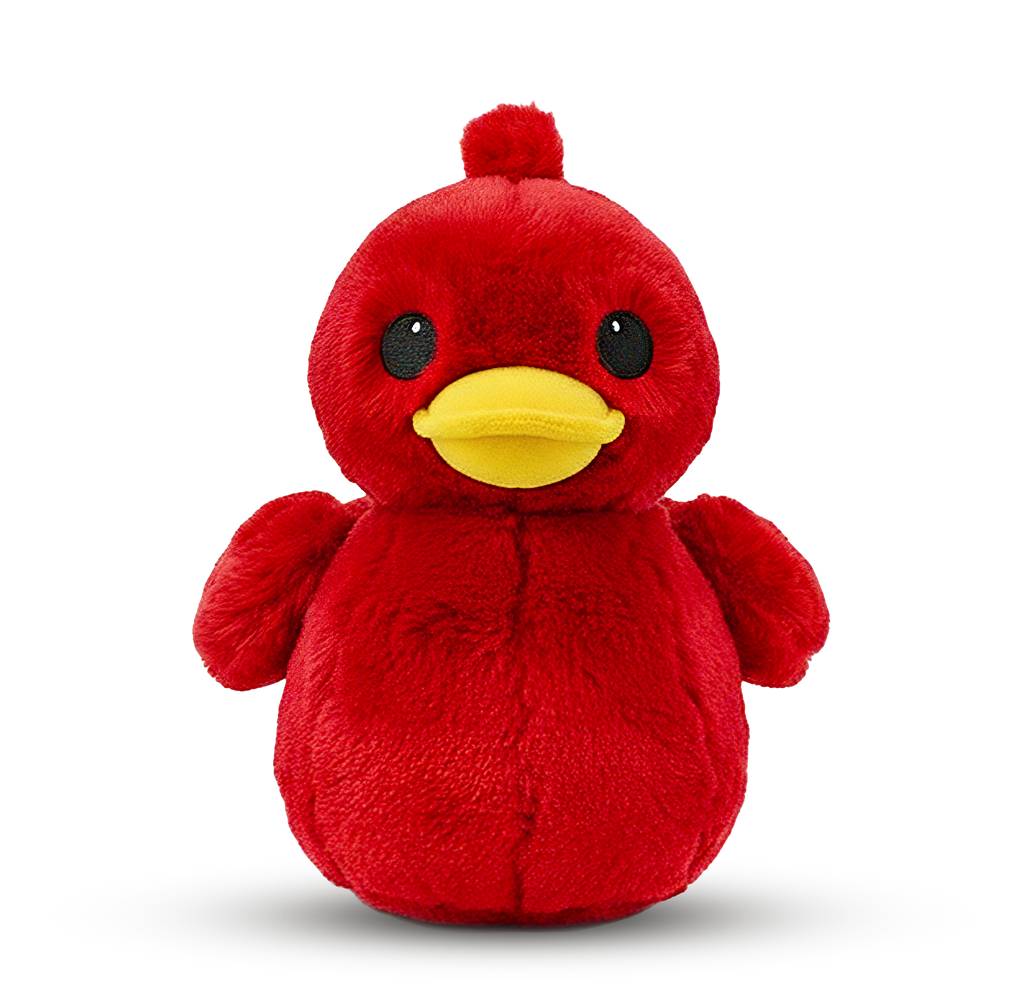 PRE-ORDER Red Plush Duck