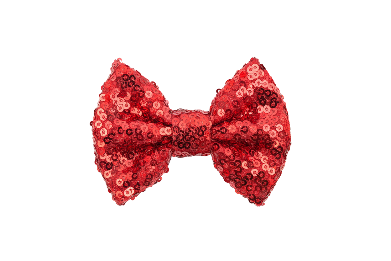 Red Sequin Bow