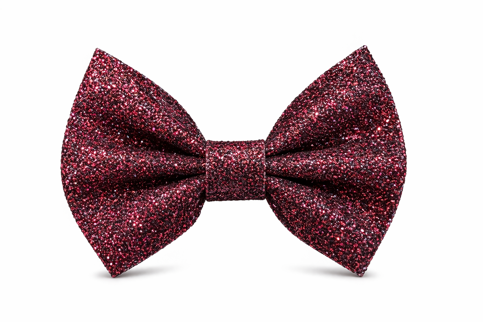 Maroon glitter duck bow – Just Ducky