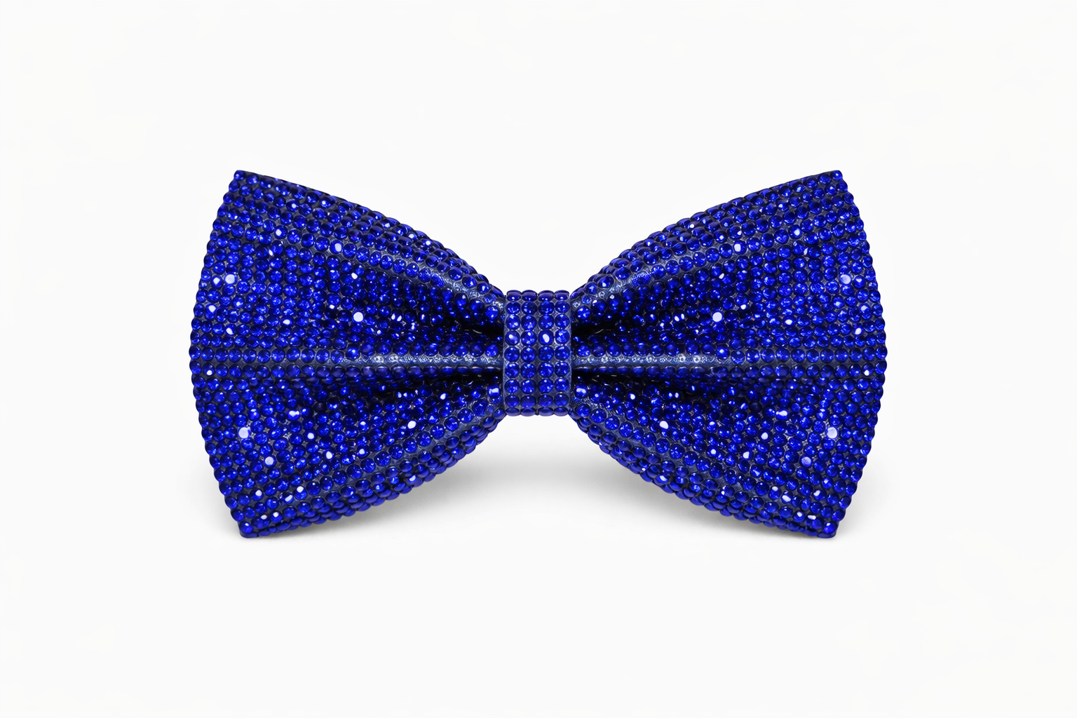 Royal Blue Rhinestone Bow