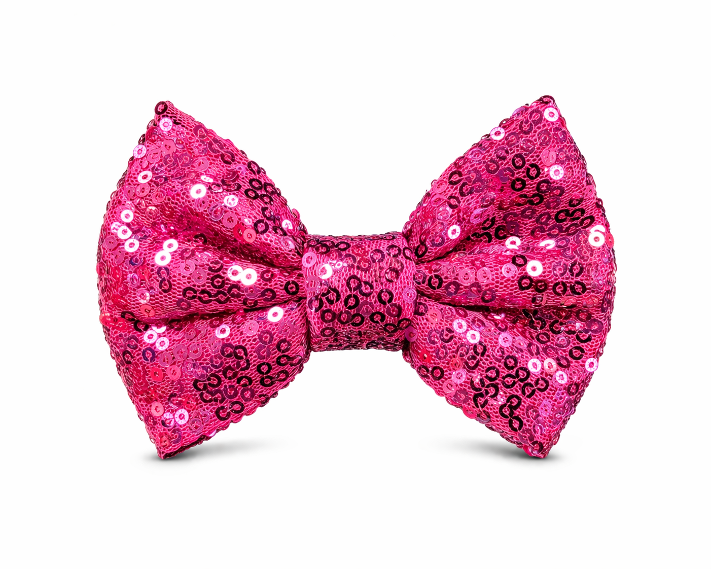 Fuschia pink sequin duck bow – Just Ducky