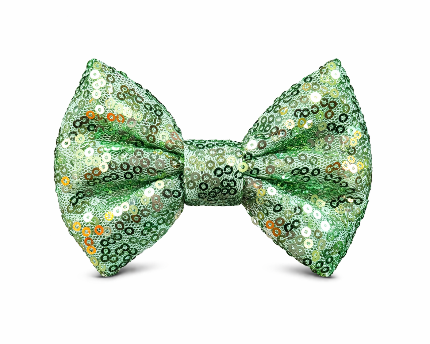 Light green sequin duck bow – Just Ducky