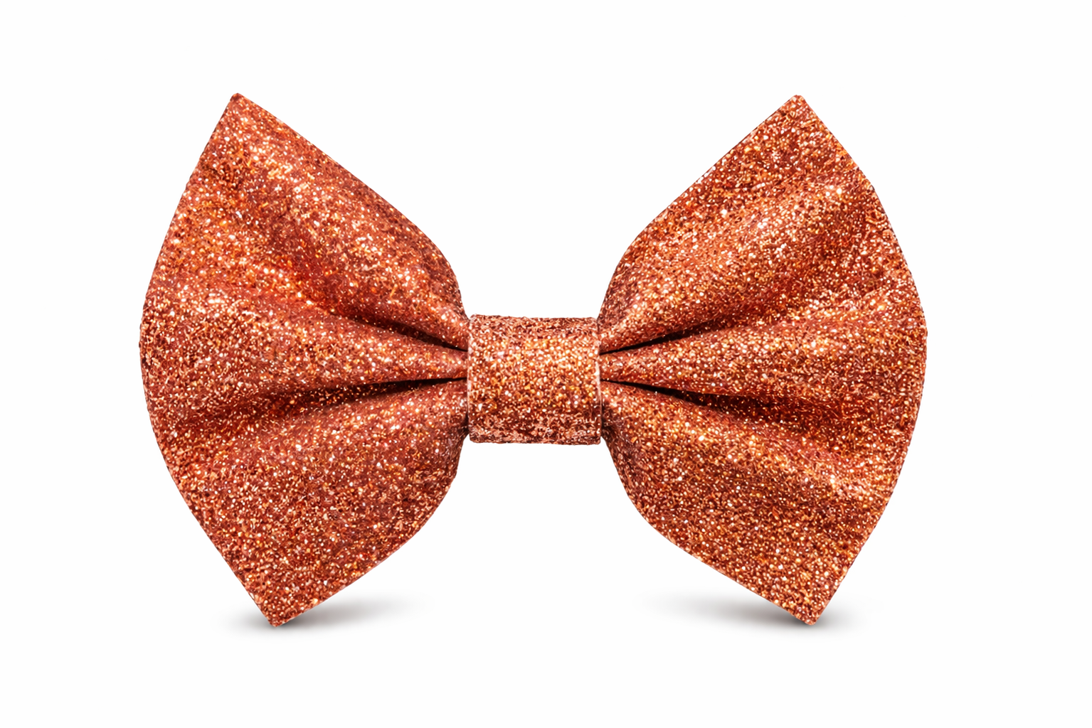Orange glitter duck bow – Just Ducky