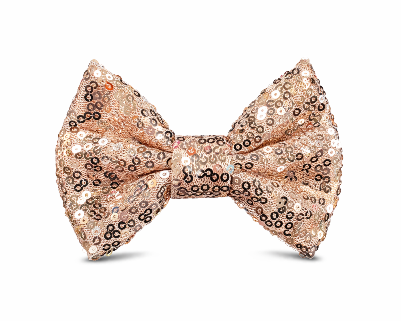 Champagne gold sequin duck bow – Just Ducky