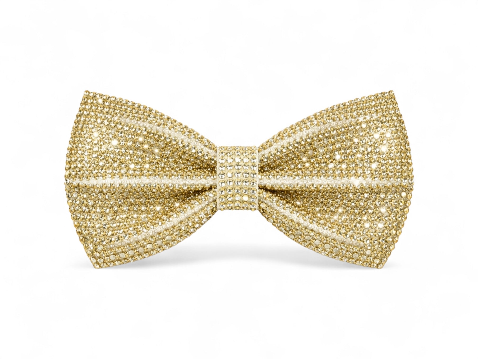 Gold Rhinestone Bow