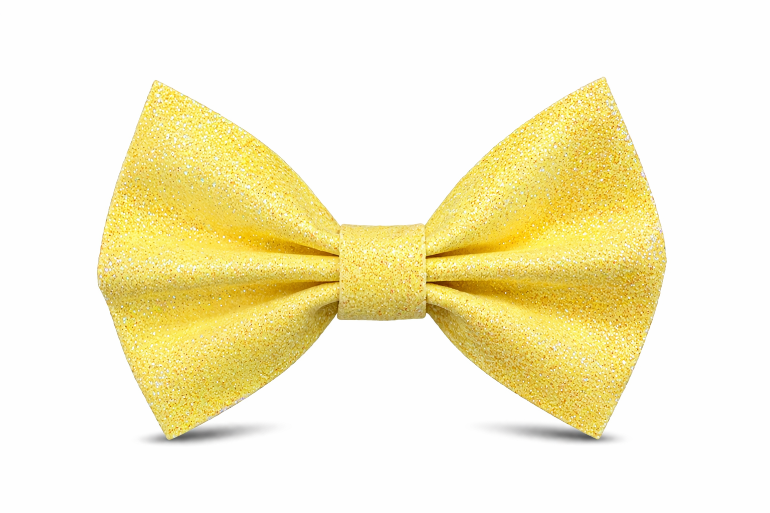 Yellow glitter duck bow – Just Ducky