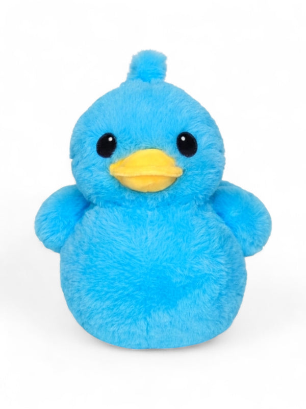 Sky Blue Plush Duck