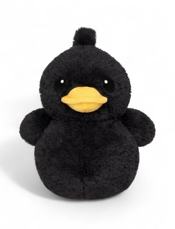 Black Plush Duck