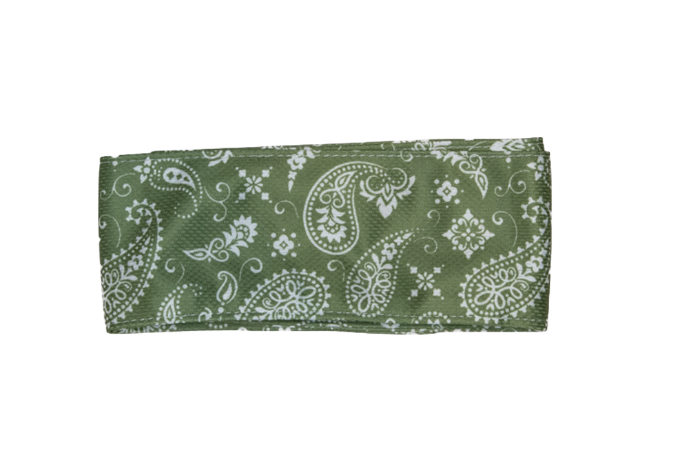 Paisley Bandana - Sage Green