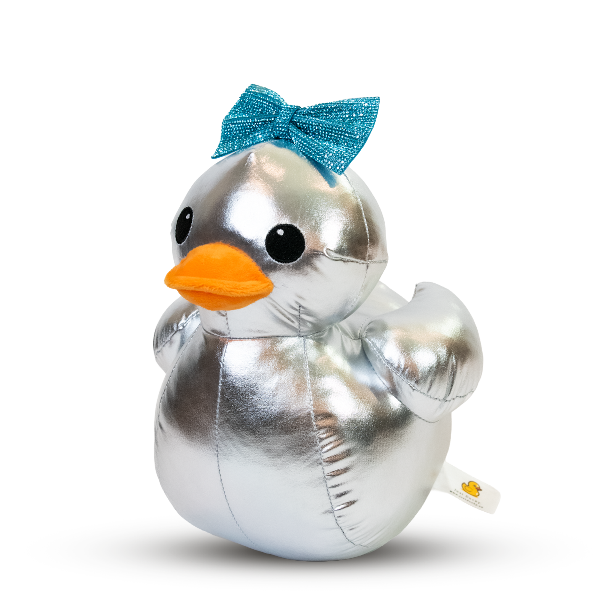 PRE-ORDER Silver Plush duck