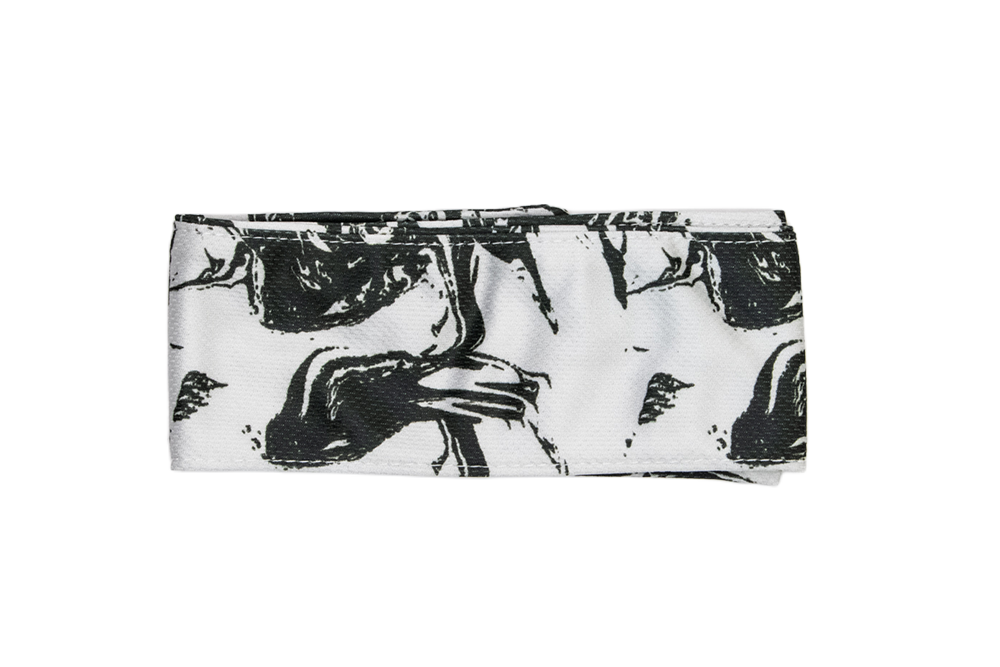 Abstract Bandana - White